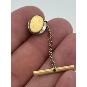 Vintage oval tie tack